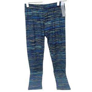 Sweetlegs Petite Leggings Colourful Blues Activewear Pants Women's Size Petite